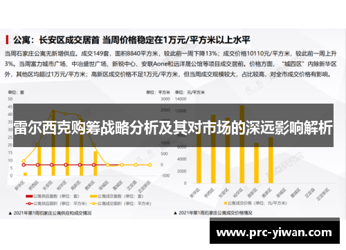 雷尔西克购筹战略分析及其对市场的深远影响解析